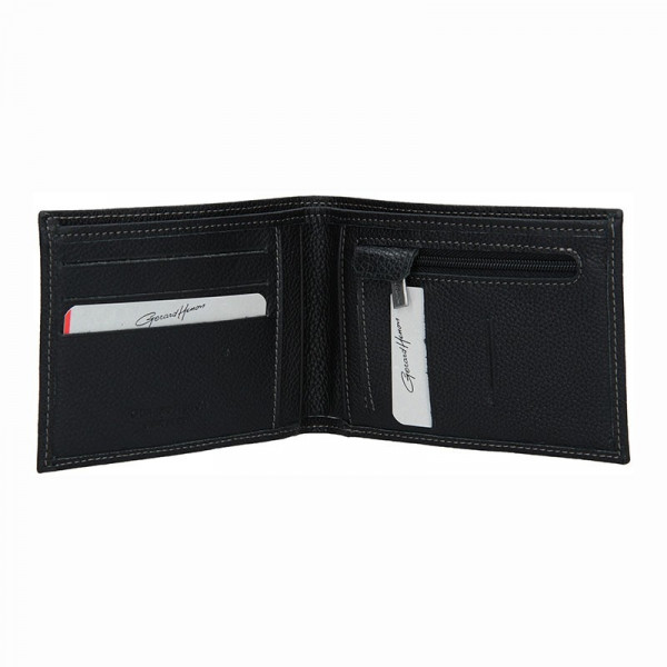 Pánska kožená peňaženka Gérard Henon 4002 - čierna