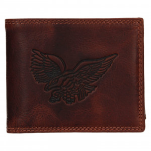 Pánska kožená peňaženka SendiDesign Eagle - hnedá