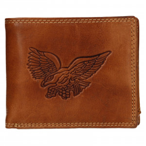Pánska kožená peňaženka SendiDesign Eagle - koňak