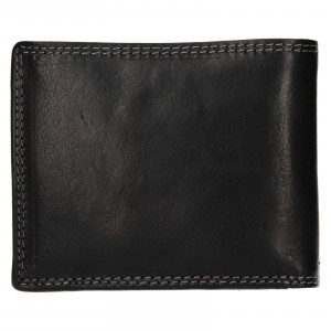 Pánska kožená peňaženka SendiDesign Lion - čierna
