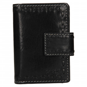 Dámska kožená peňaženka Lagen Hannah - čierna