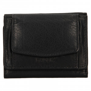 Dámska kožená slim peňaženka Lagen Déborah - čierna