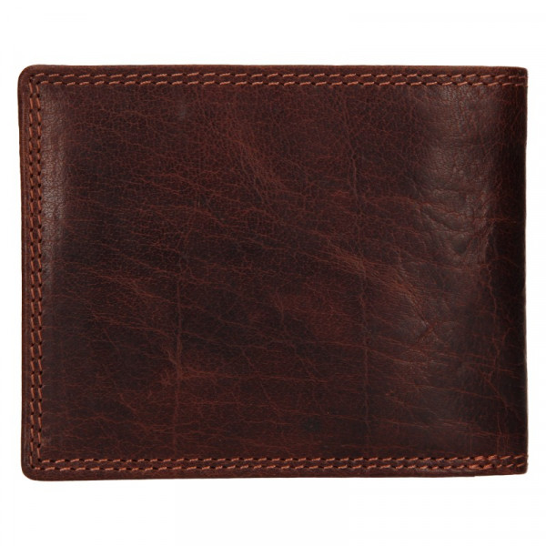 Pánska kožená peňaženka SendiDesign Arnost - hnedá