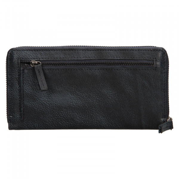 Dámska kožená peňaženka Lagen Maria - modro-čierna