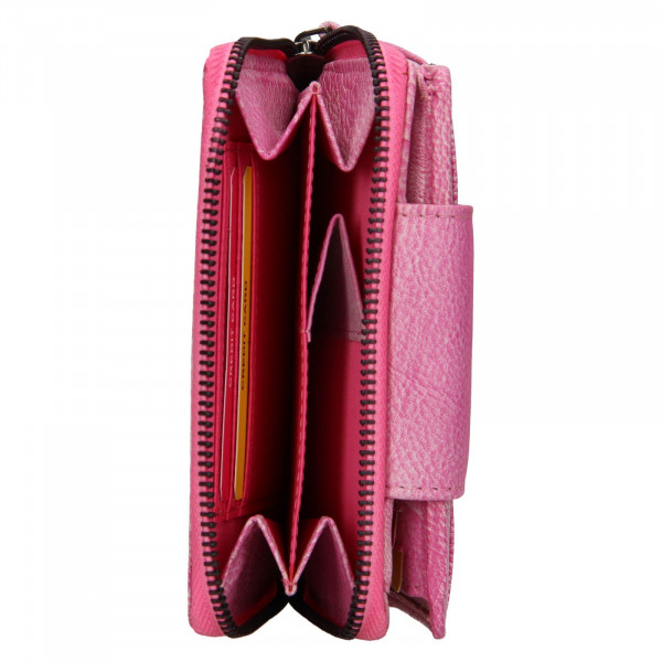 Dámska kožená peňaženka Lagen Agáta - svetlo ružová