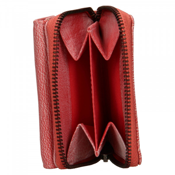 Dámska kožená peňaženka Lagen Carmena - oranžová