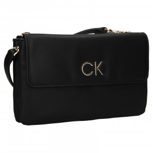 Dámska crossbody kabelka Calvin Klein Locka - čierna