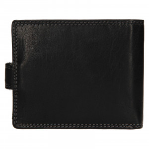 Pánska kožená peňaženka SendiDesign Chore - čierna