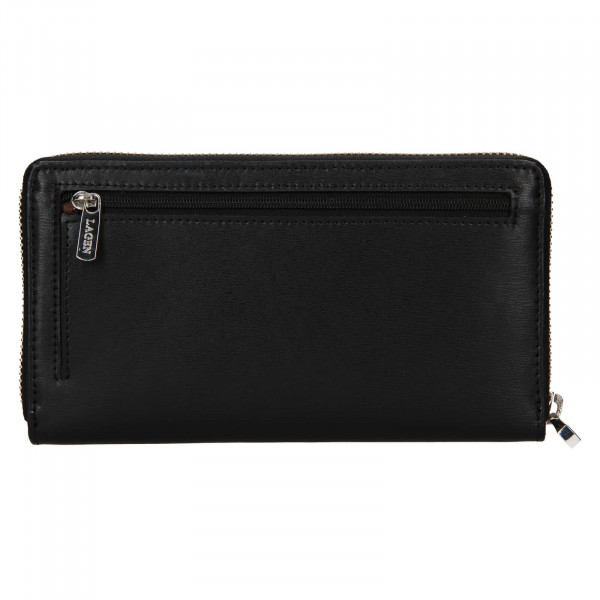 Dámska kožená peňaženka Lagen Dita - čierna