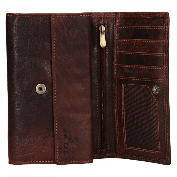 Dámska kožená peňaženka SendiDesign Ember - hnedá