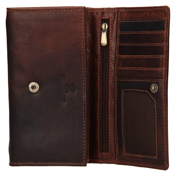 Dámska kožená peňaženka SendiDesign Dinta - hnedá
