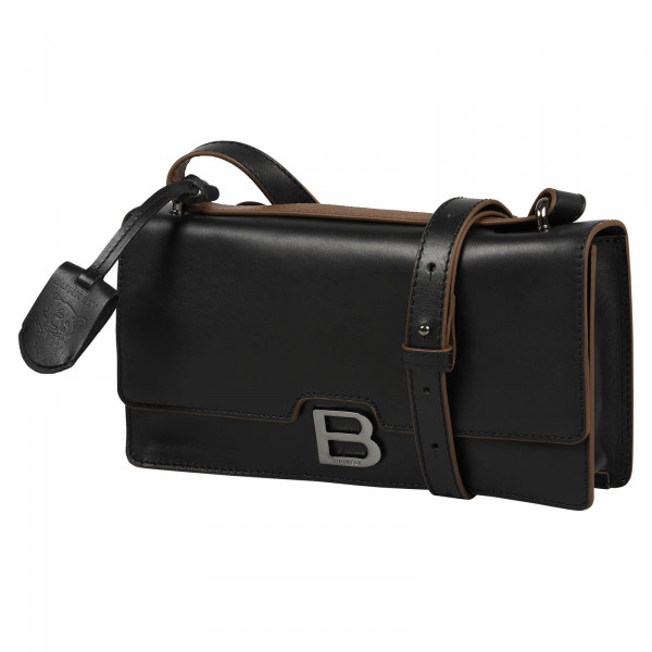 Dámska kožená peňaženko-kabelka Burkely Meghane - čierna