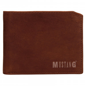 Pánska kožená peňaženka Mustang Pavlen - hnedá