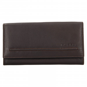 Dámska kožená peňaženka Lagen Argenta - hnedá