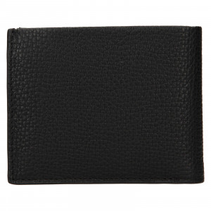 Pánska kožená peňaženka Calvin Klein Venok - čierna