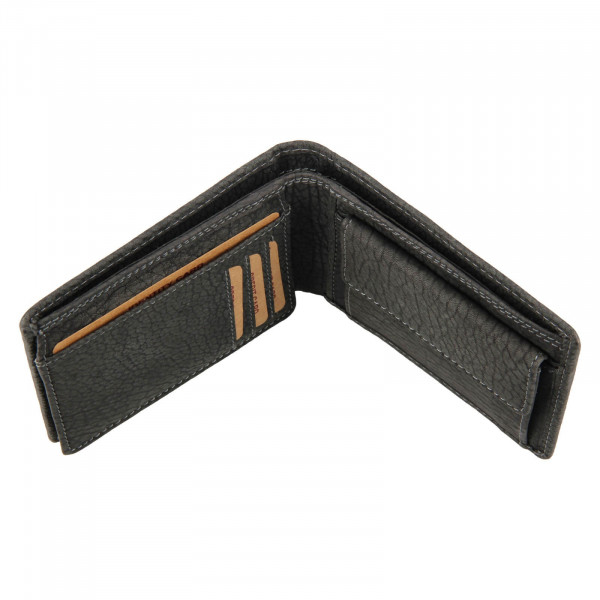 Pánska kožená peňaženka Lagen Lorences - čierna