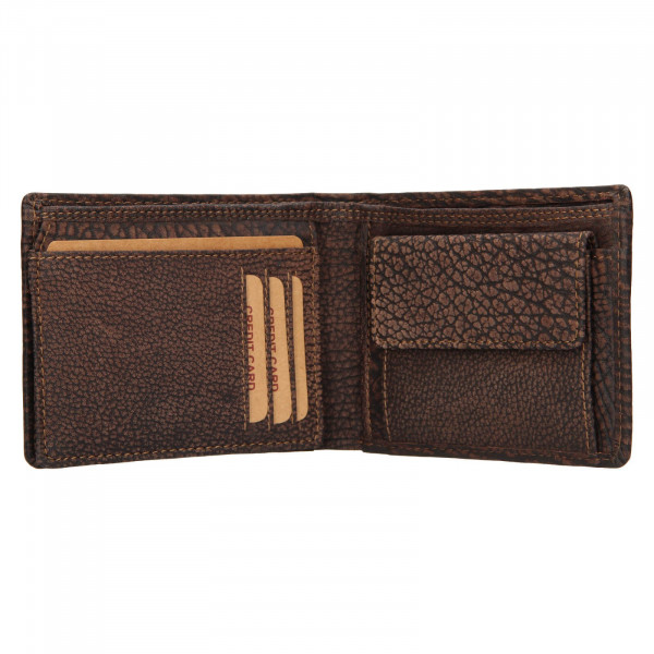 Pánska kožená peňaženka Lagen Lorences - hnedá