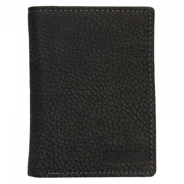 Pánska kožená peňaženka Lagen Pavolov - čierna