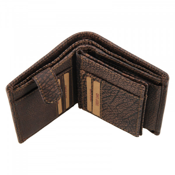 Pánska kožená peňaženka Lagen Pavolov - hnedá