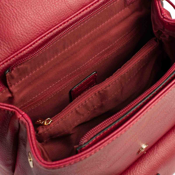 Elegantný dámsky batoh Hexagon Cipra - tmavo červená