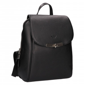Elegantný dámsky kožený batoh Katana Esens - čierna
