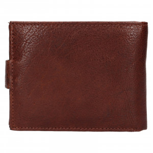Pánska kožená peňaženka Mustang Banel - hnedá