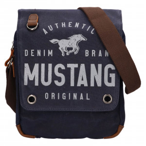 Pánska taška cez rameno Mustang Felip - modrá