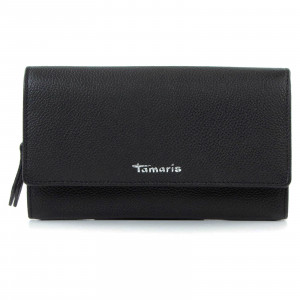 Dámska kožená peňaženka Tamaris Edvina - čierna