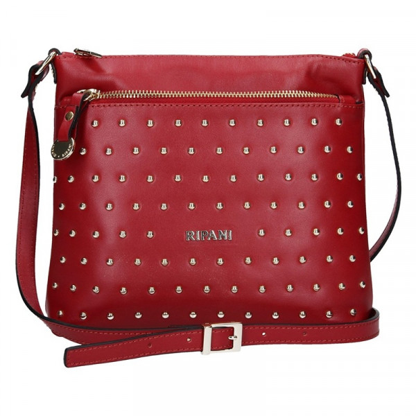 Dámská kožená kabelka Ripani Ember - červená