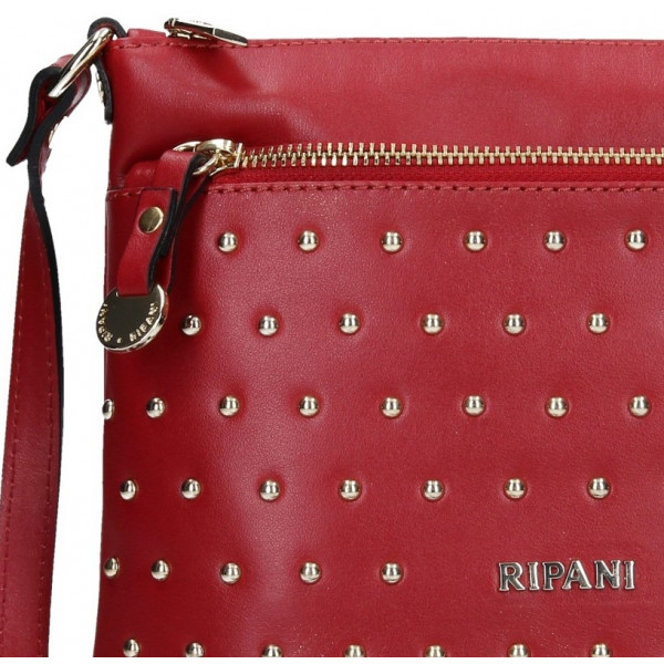 Dámska kožená kabelka Ripani Ember - červená