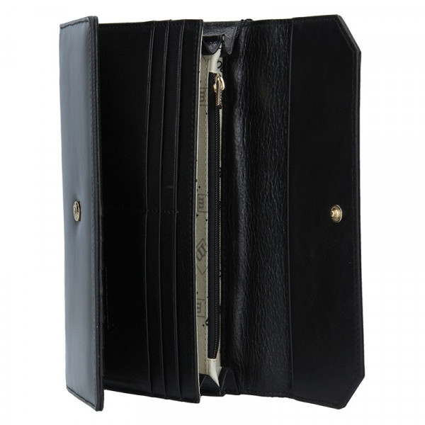Dámska kožená peňaženka Monnari 0040 - čierna