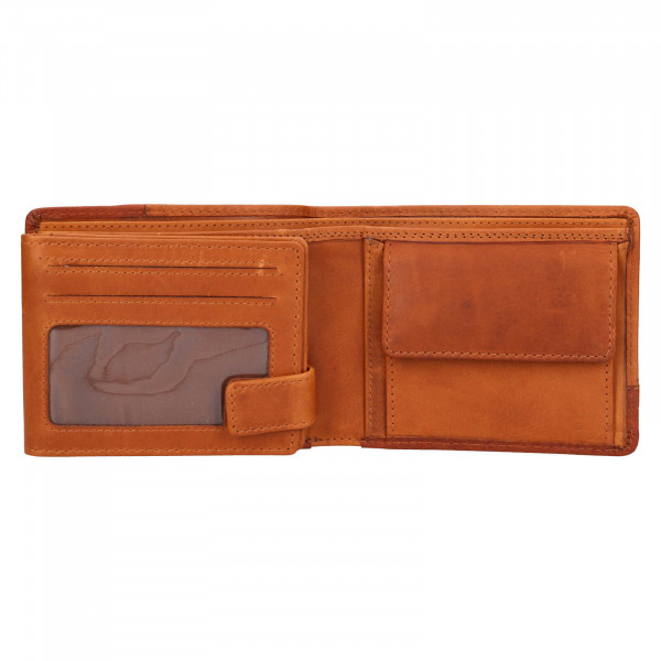 Pánska kožená peňaženka Lagen Ivo - hnedá