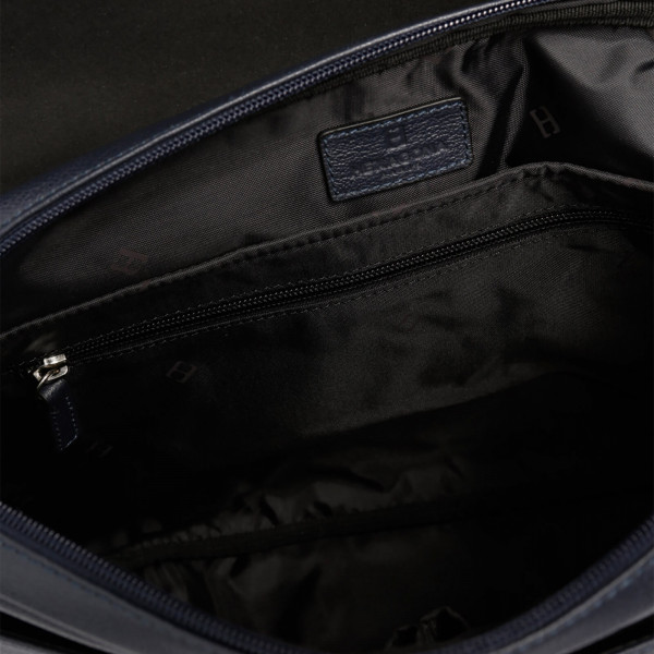 Pánska celokožená taška cez rameno Hexagona Sammer - čierna