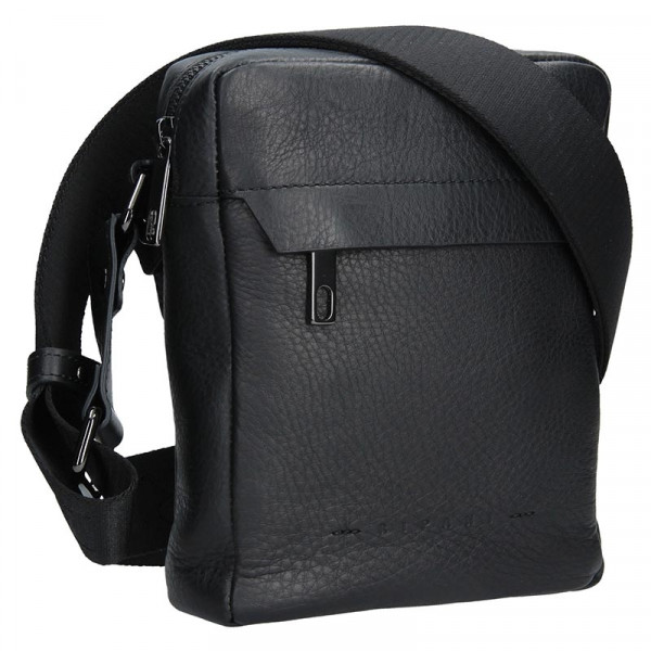 Luxusná kožená pánska taška Ripani Orion - čierna