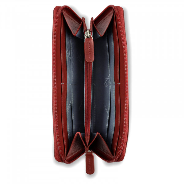Dámska kožená peňaženka Bugatti Kajla - červená