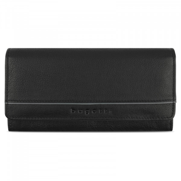 Dámska kožená peňaženka Bugatti Siala - čierna