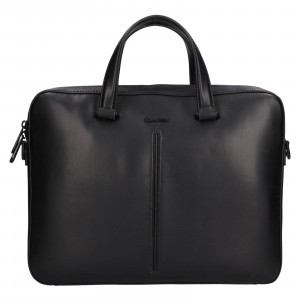 Pánska taška na notebook Calvin Klein Skelo - čierna