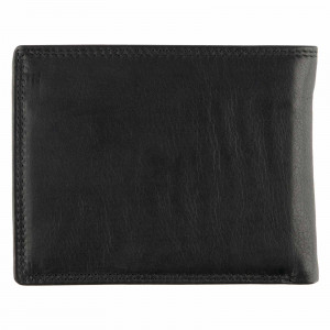 Pánska kožená peňaženka DSTRCT Radis - čierna