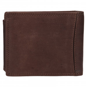 Pánska kožená peňaženka SendiDesign Lipse - hnedá