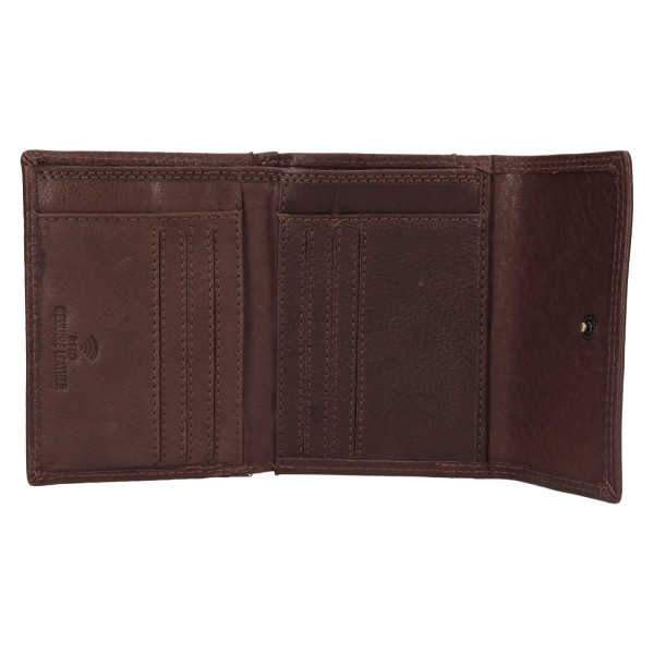 Dámska kožená peňaženka SendiDesign Maroce - hnedá
