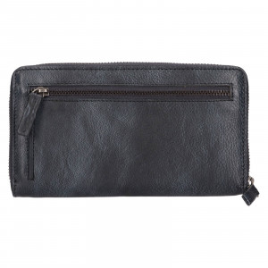 Dámska kožená peňaženka Lagen Amica - šedo-čierna