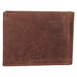 Pánska kožená peňaženka Peterson Filip - hnedá