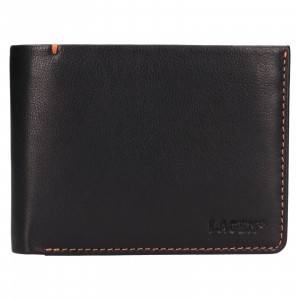 Pánska kožená peňaženka Lagen Alcer - čierna