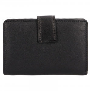 Malá dámska kožená peňaženka Lagen Tanits - čierna