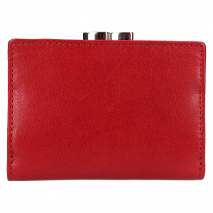 Malá dámska kožená peňaženka Lagen Kayra - červená