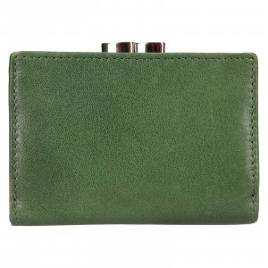Malá dámska kožená peňaženka Lagen Kayra - zelená