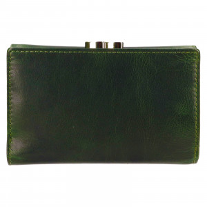 Dámska kožená peňaženka Lagen Jarie - tmavo zelená