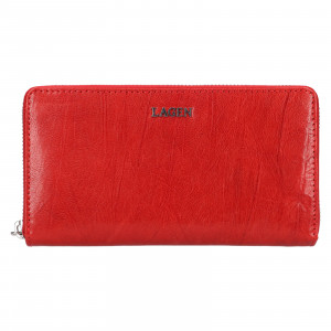 Dámska kožená peňaženka Lagen Ajlic - červená