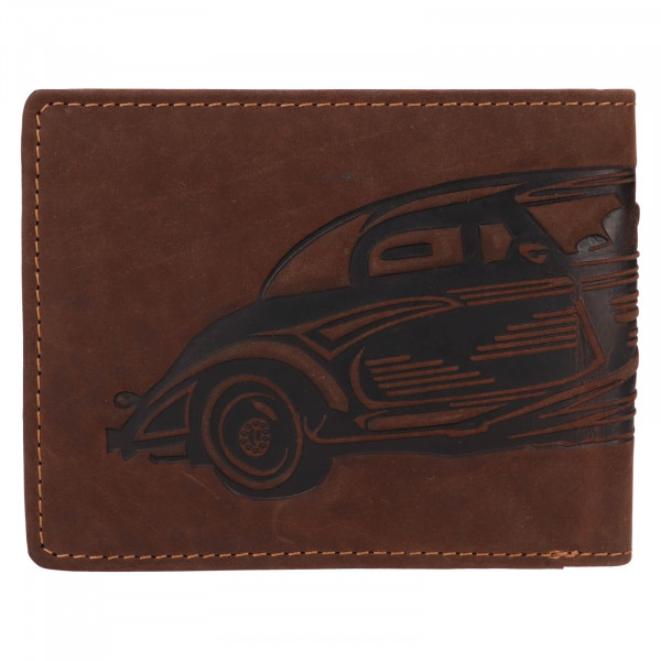 Pánska kožená peňaženka Lagen Blaise - hnedá