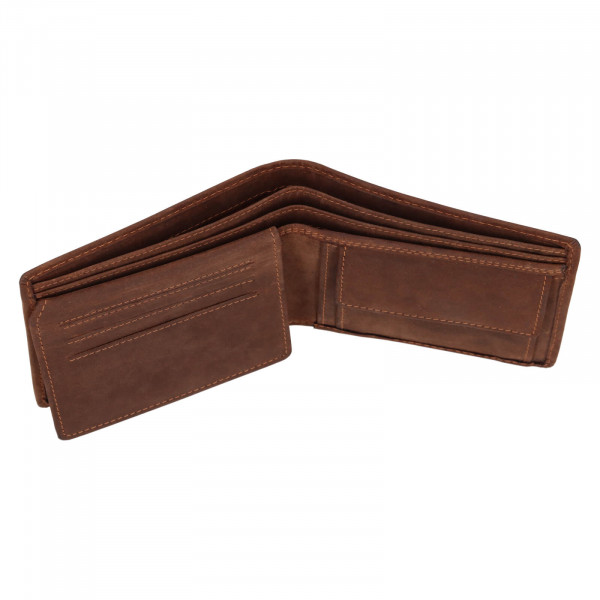 Pánska kožená peňaženka Lagen Blaise - hnedá